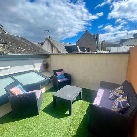 Charmant Appartement Avec Terrasse Entre Centre-Ville Et Plages De Concarneau Exterior photo